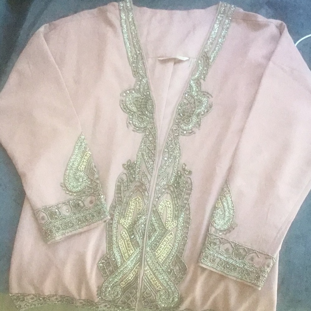 Soft Surroundings formal beaded jacket